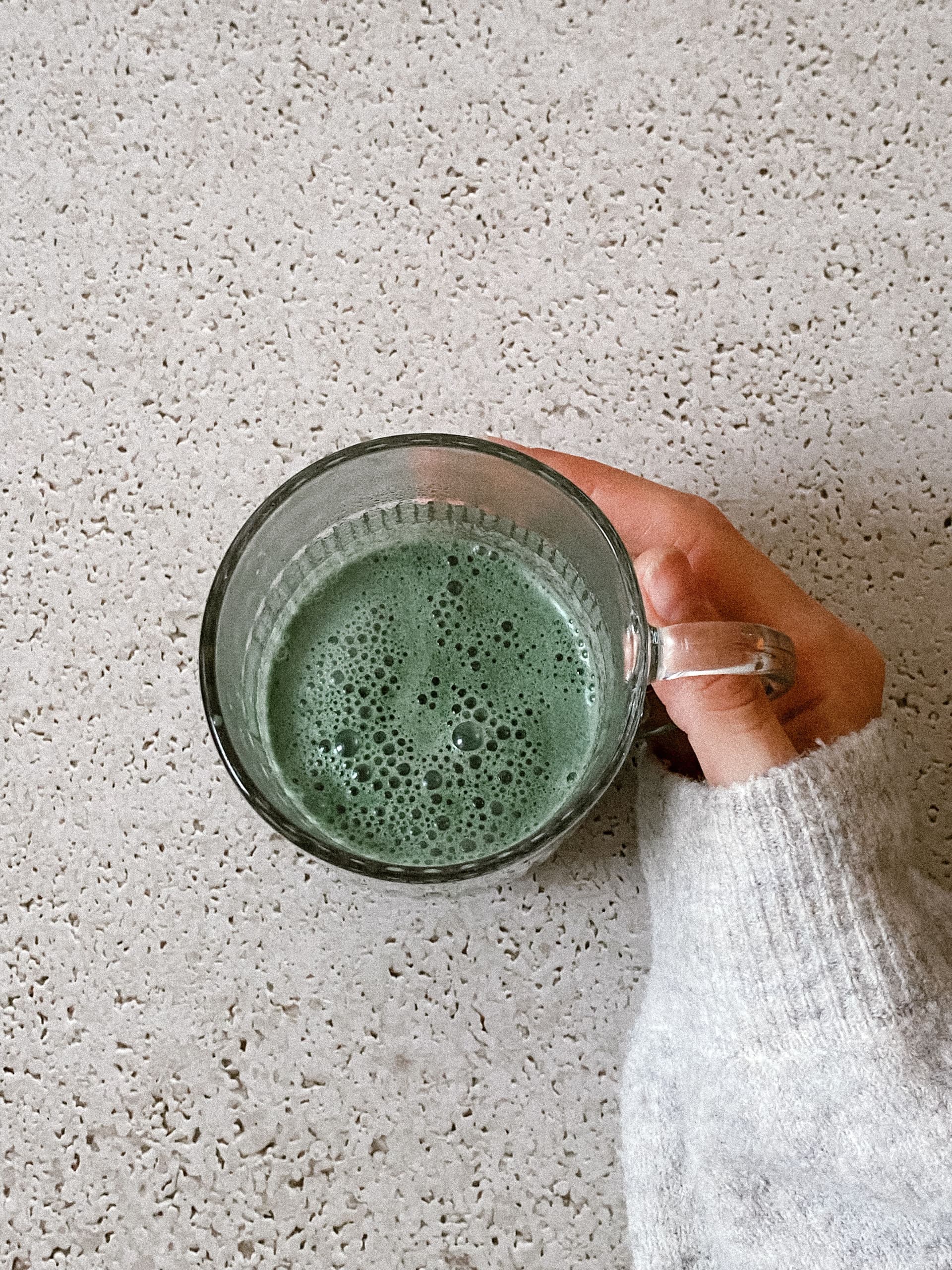 Spiruline Latte